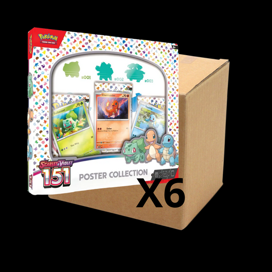 Pokémon Scarlet & Violet 151 Poster Collection (CASE 6PS)