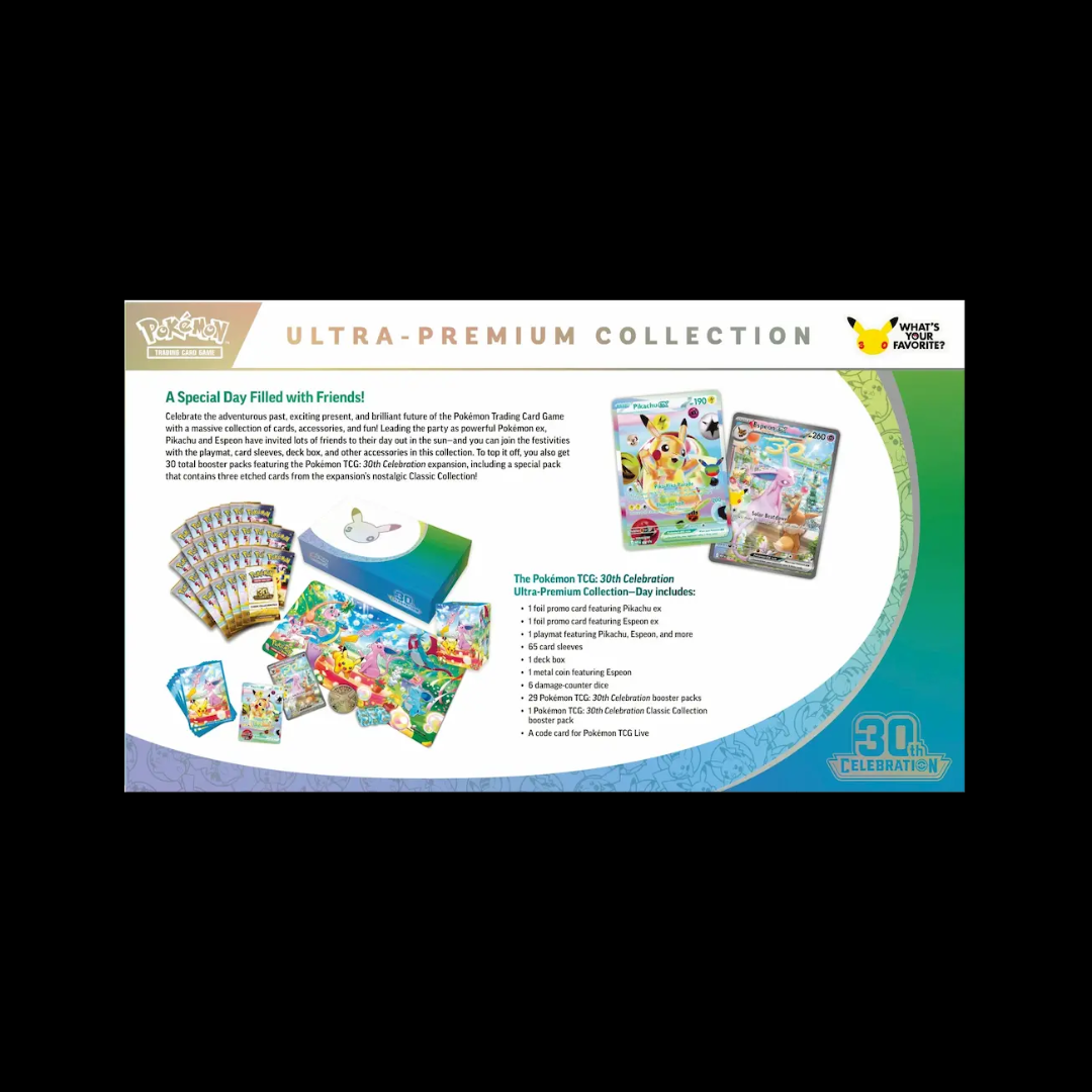 Pokémon TCG: 30th Celebration Ultra Premium Collection Day