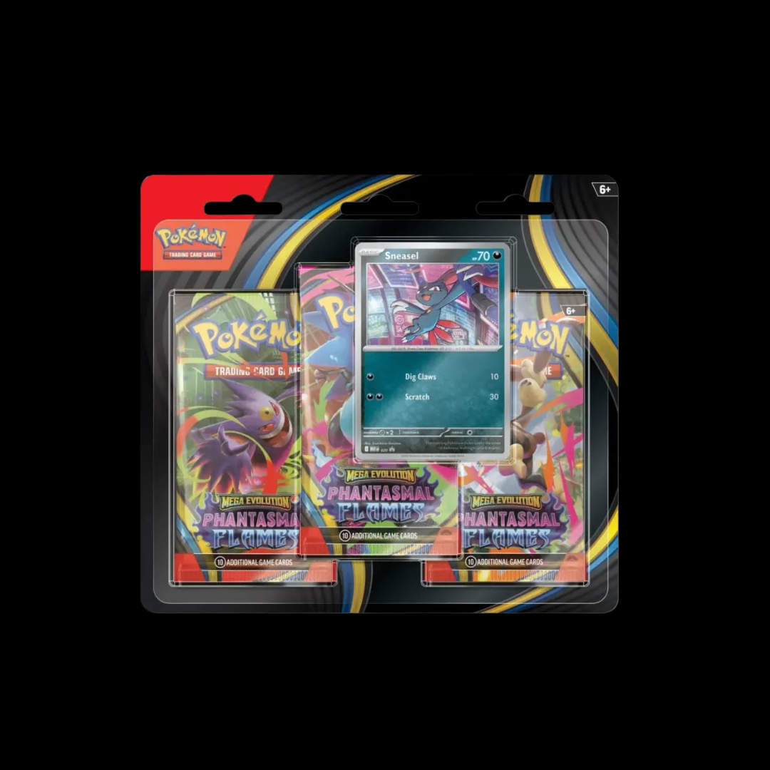 Pokémon TCG: Phantasmal Flames 3 Pack Blister Sneasel
