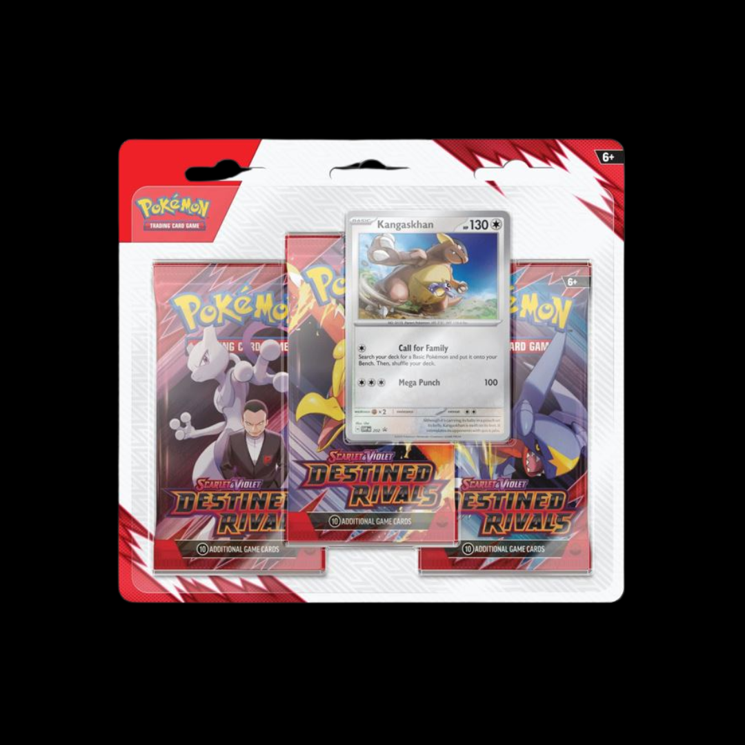 Pokémon Destined Rivals: Kangaskhan 3-Pack Blister