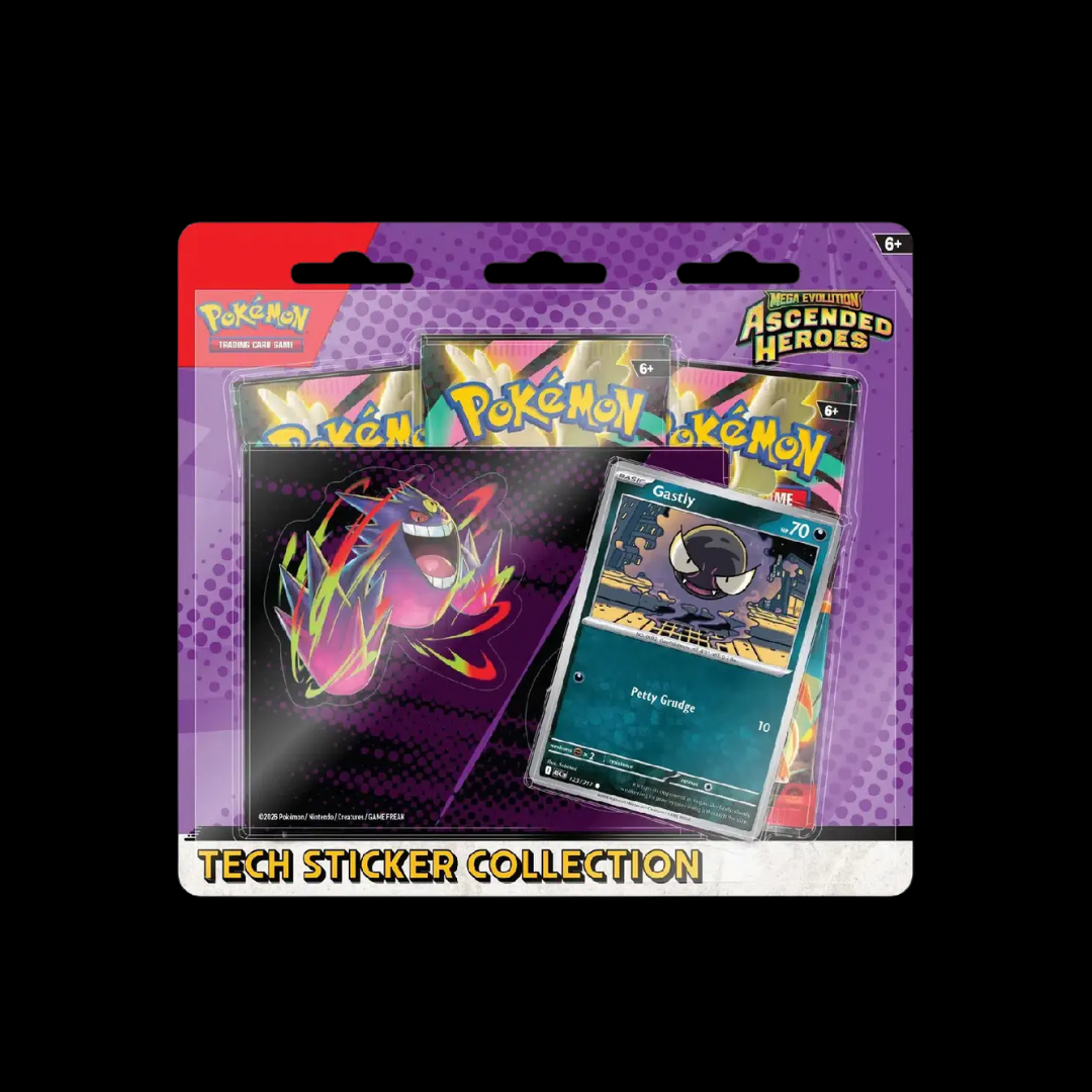Pokémon TCG: Ascended Heroes Tech Sticker Collection Gastly