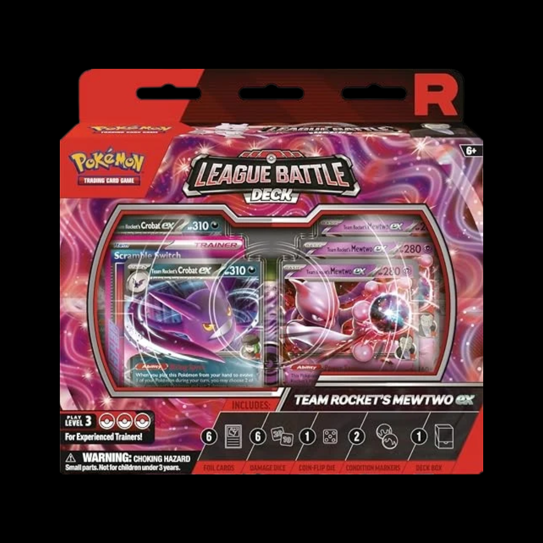 Pokémon TCG: Team Rocket’s Mewtwo Ex League Battle Deck