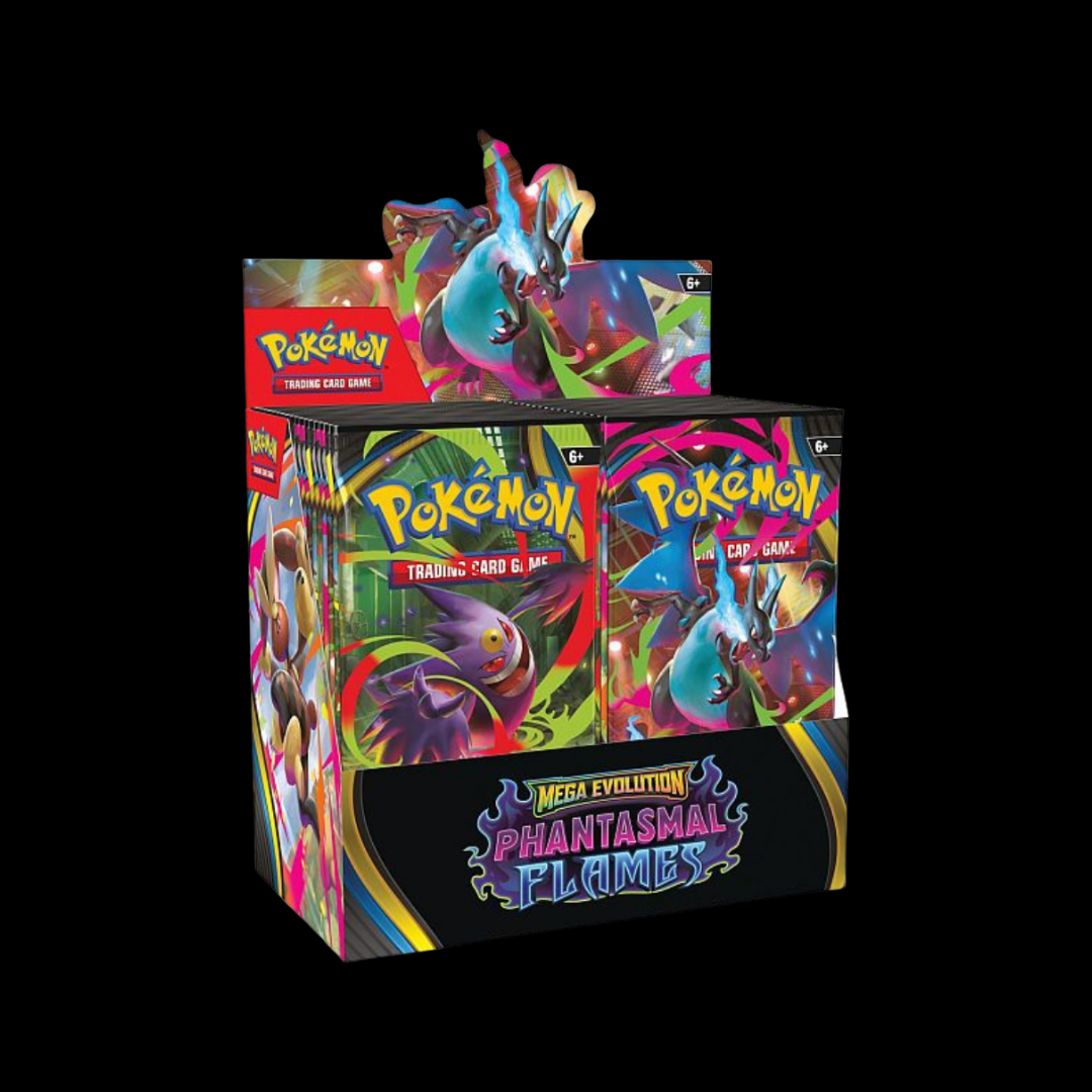 Pokémon TCG: Mega Evolution Phantasmal Flames Booster Box – eMVy TCG