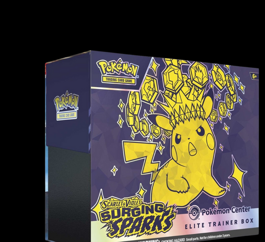 Pokémon Surging Sparks Pokémon Center Elite Trainer Box