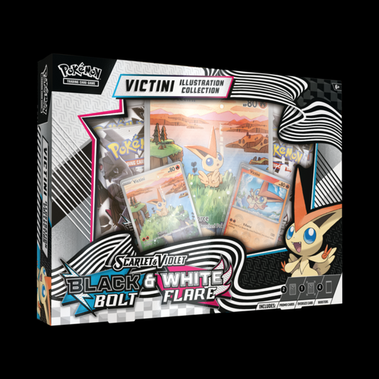 Pokémon Scarlet & Violet Black Bolt White Flare Unova Victini Illustration Collection