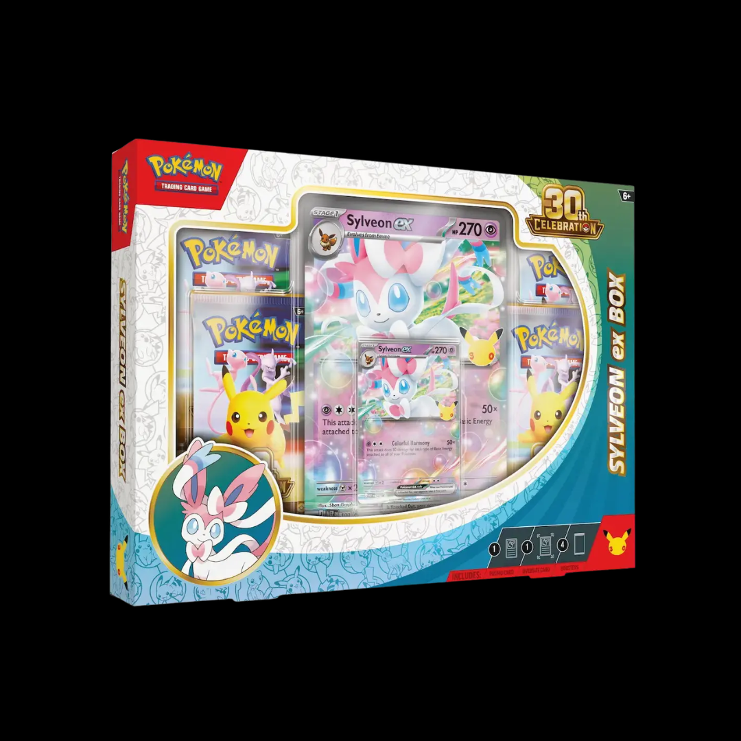 Pokémon TCG: 30th Celebration Sylveon ex Box