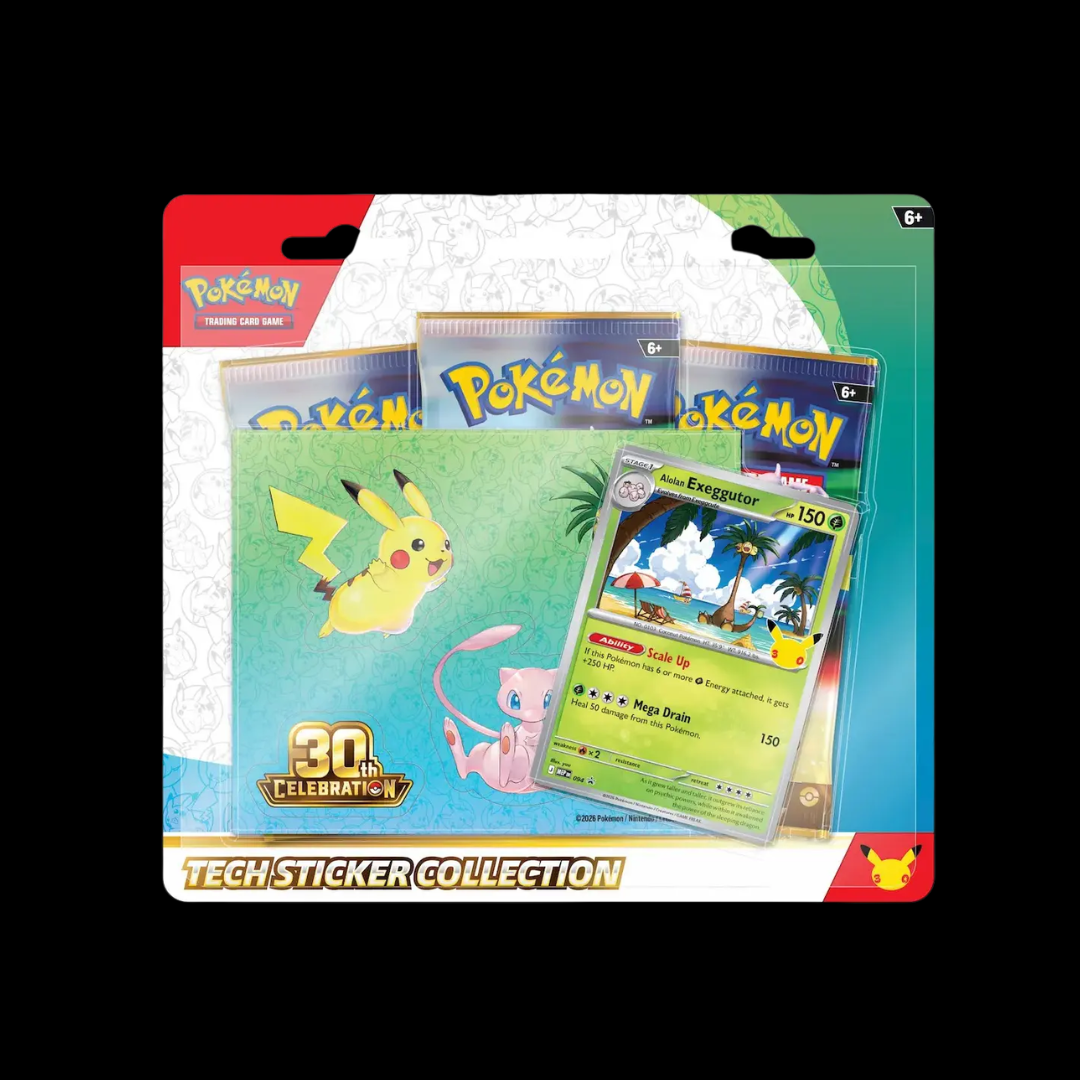 Pokémon TCG: 30th Celebration Tech Sticker Collection Alolan Exeggutor