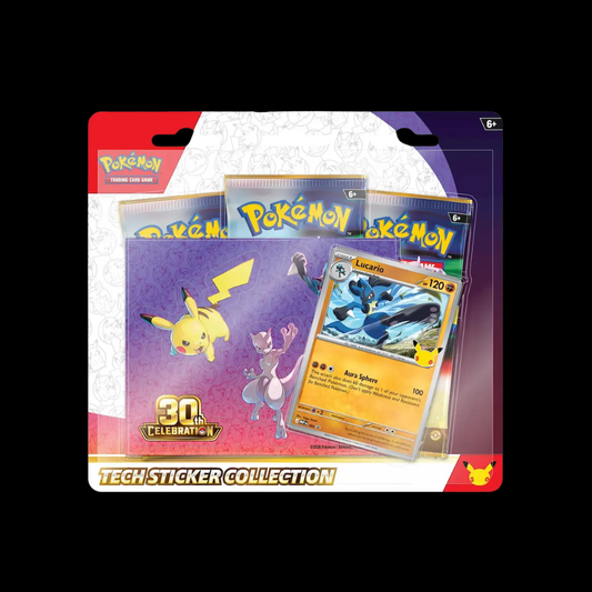 Pokémon TCG: 30th Celebration Tech Sticker Collection Lucario