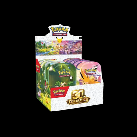 Pokémon TCG: 30th Celebration Mini Tin Display