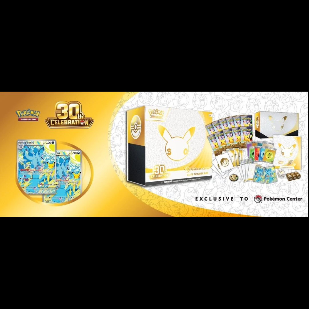 Pokémon TCG: The 30th Celebration Elite Trainer Box Pokemon Center