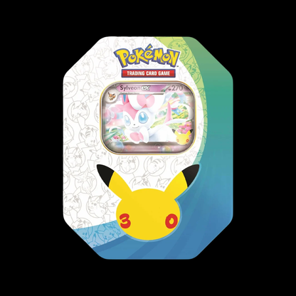 Pokémon TCG: 30th Celebration Sylveon EX Tin