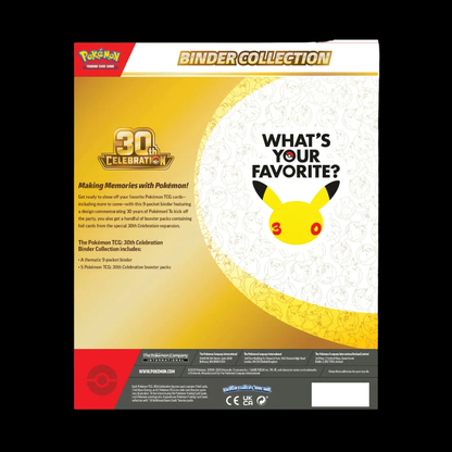 Pokémon TCG: 30th Celebration Binder Collection