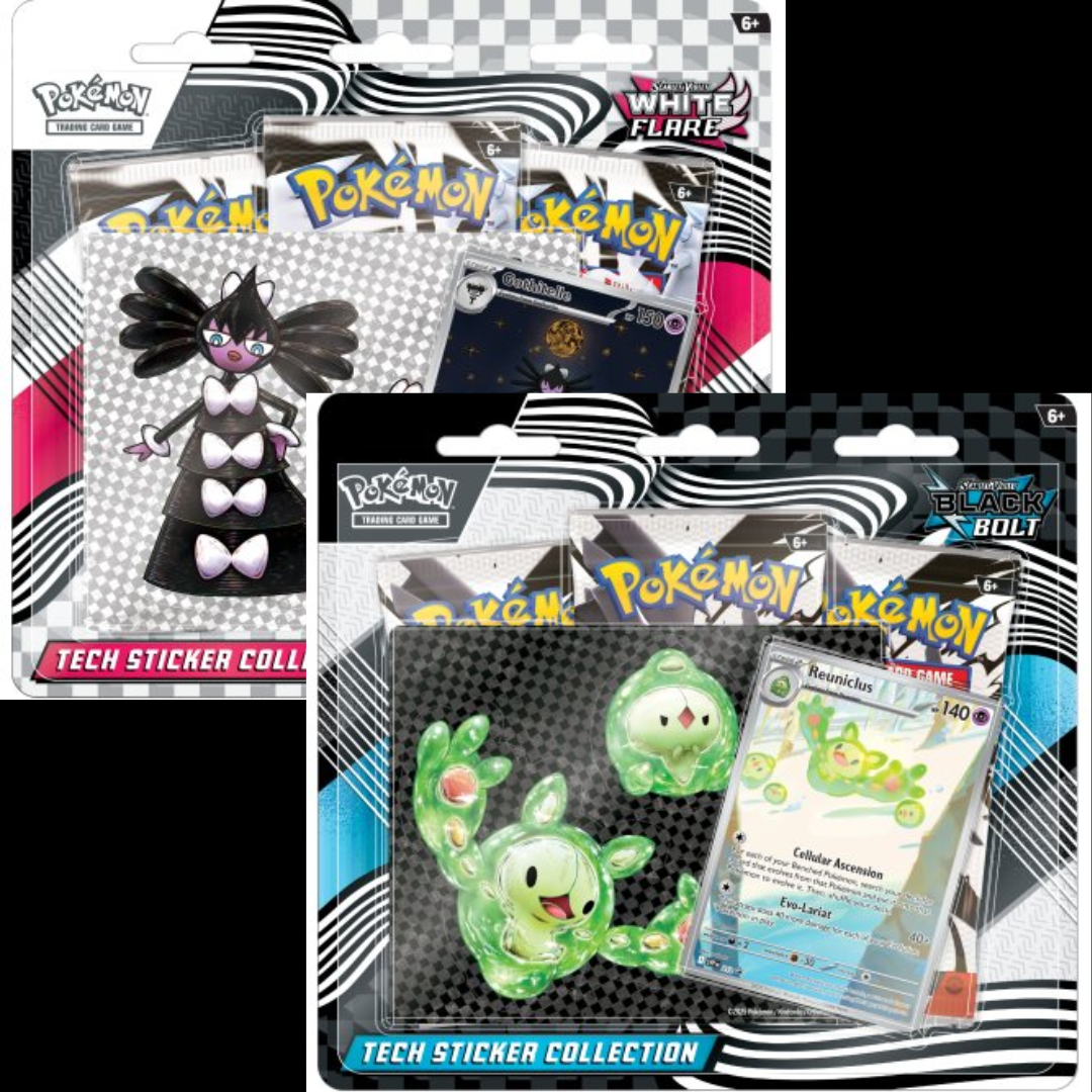 Pokémon Scarlet & Violet Black Bolt & White Flare Sticker Collection