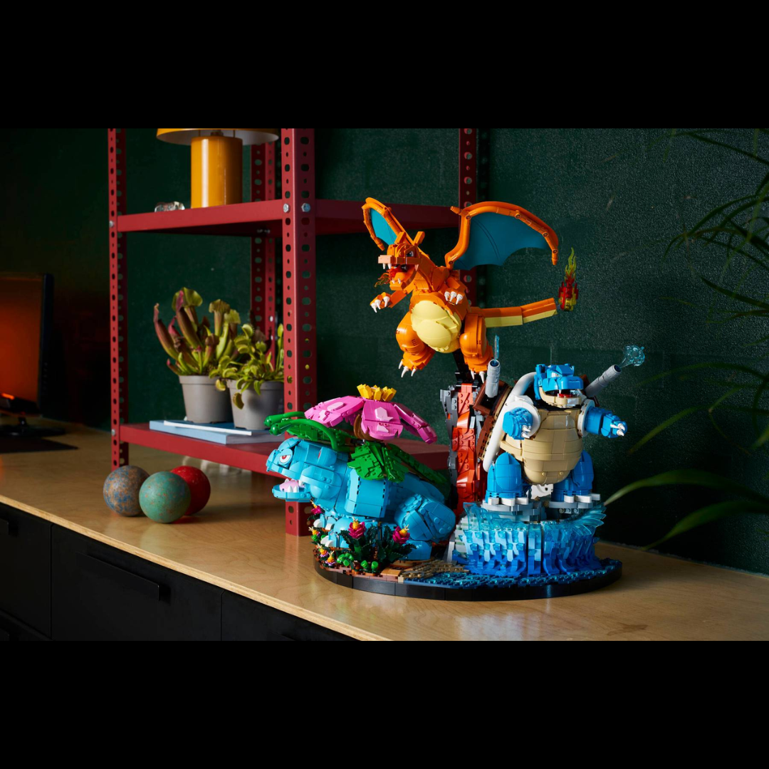 Pokémon Lego: Venusaur, Charizard en Blastoise