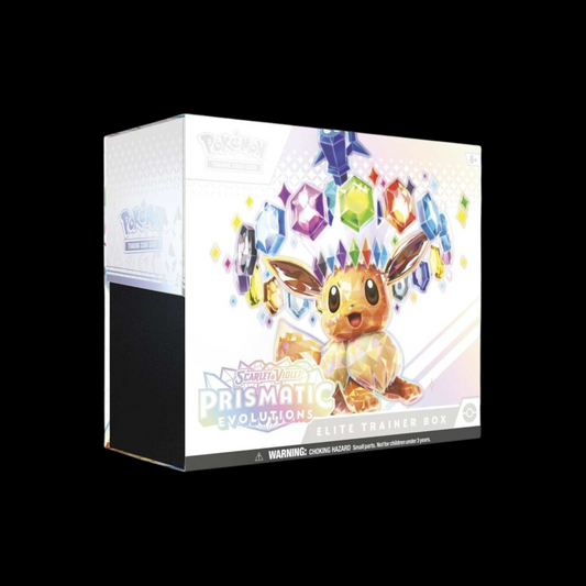 Pokémon Scarlet & Violet Prismatic Evolutions Elite Trainer Box