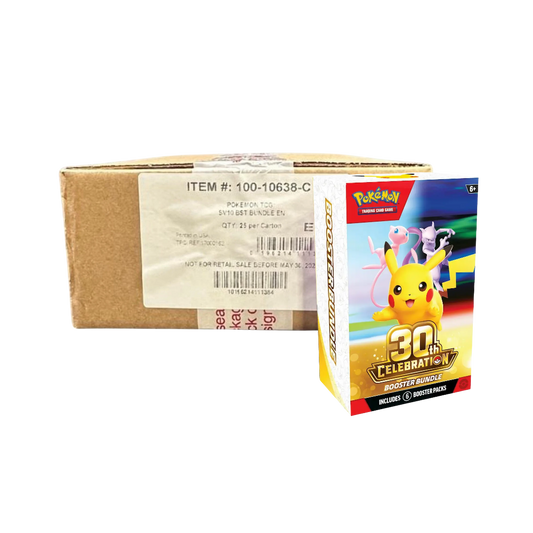 Pokémon TCG: 30th Celebration Booster Bundle Case