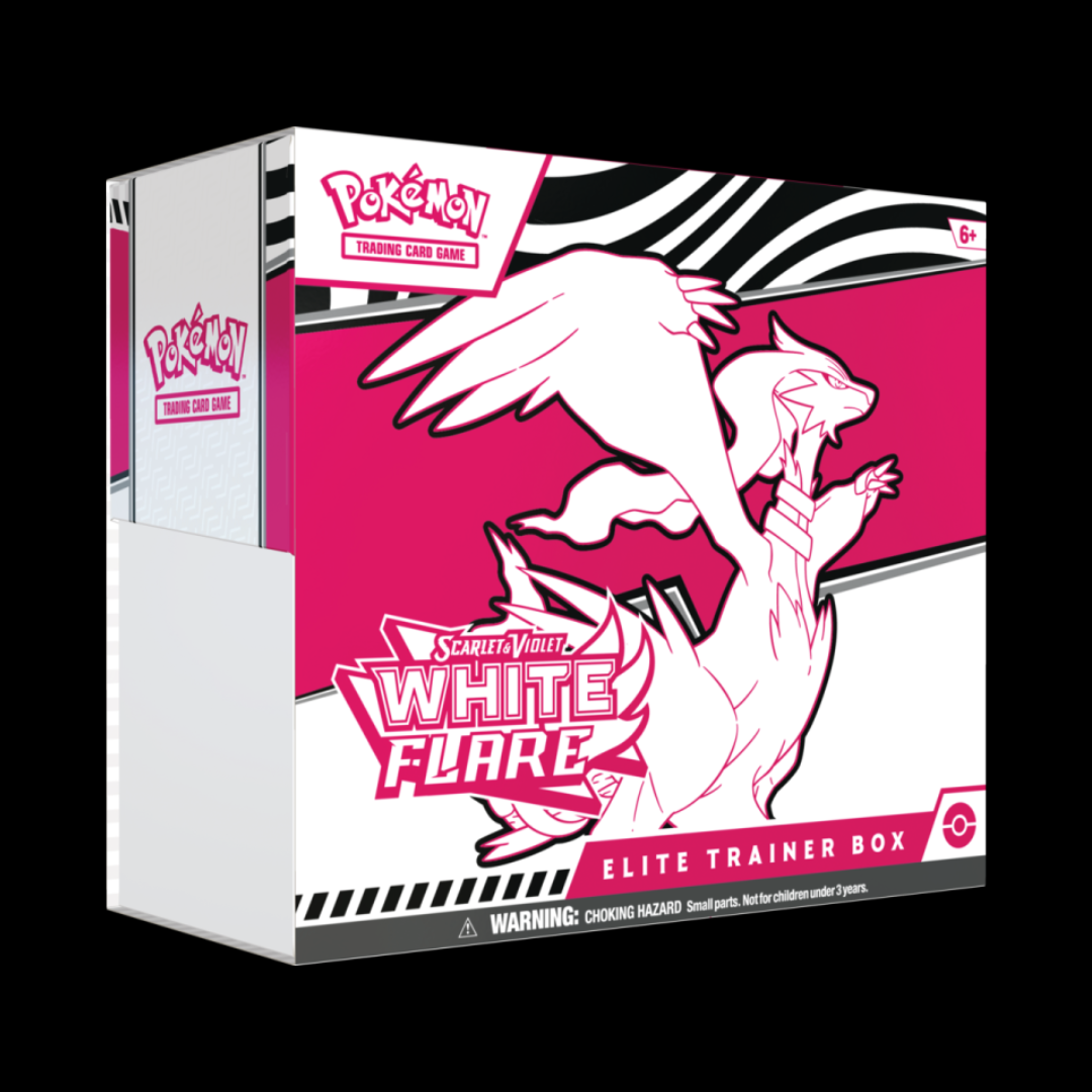 Pokémon Black Bolt & White Flare Elite Trainer Box Case